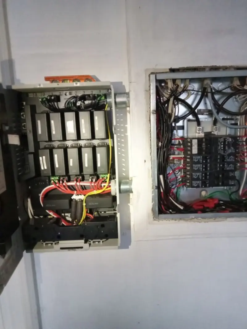 Electrical panel upgrade completed for Security Camera Wiring in Minnetonka